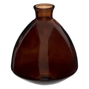 Vase vr recy brun candy h19