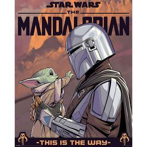 POSTER 40X50 S THE MANDALORIAN