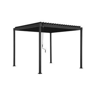 Pergola Hokia - 3 x 3 m - Graphite - HESPERIDE