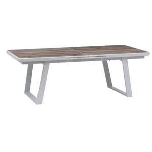 Table Unisson extensible - 10 places - Blanc