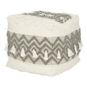 Pouf recyc row gr