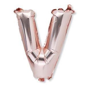 BALLON MYLAR V ROSE GOLD 36CM