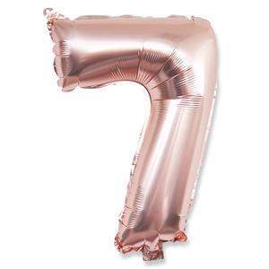 BALLON MYLAR 7 ROSE GOLD 86CM