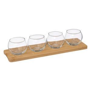 Set aperitif bambou 5p