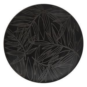 Assiette plate Vegy - Ø 27 cm - Noir - SECRETS DE GOURMET
