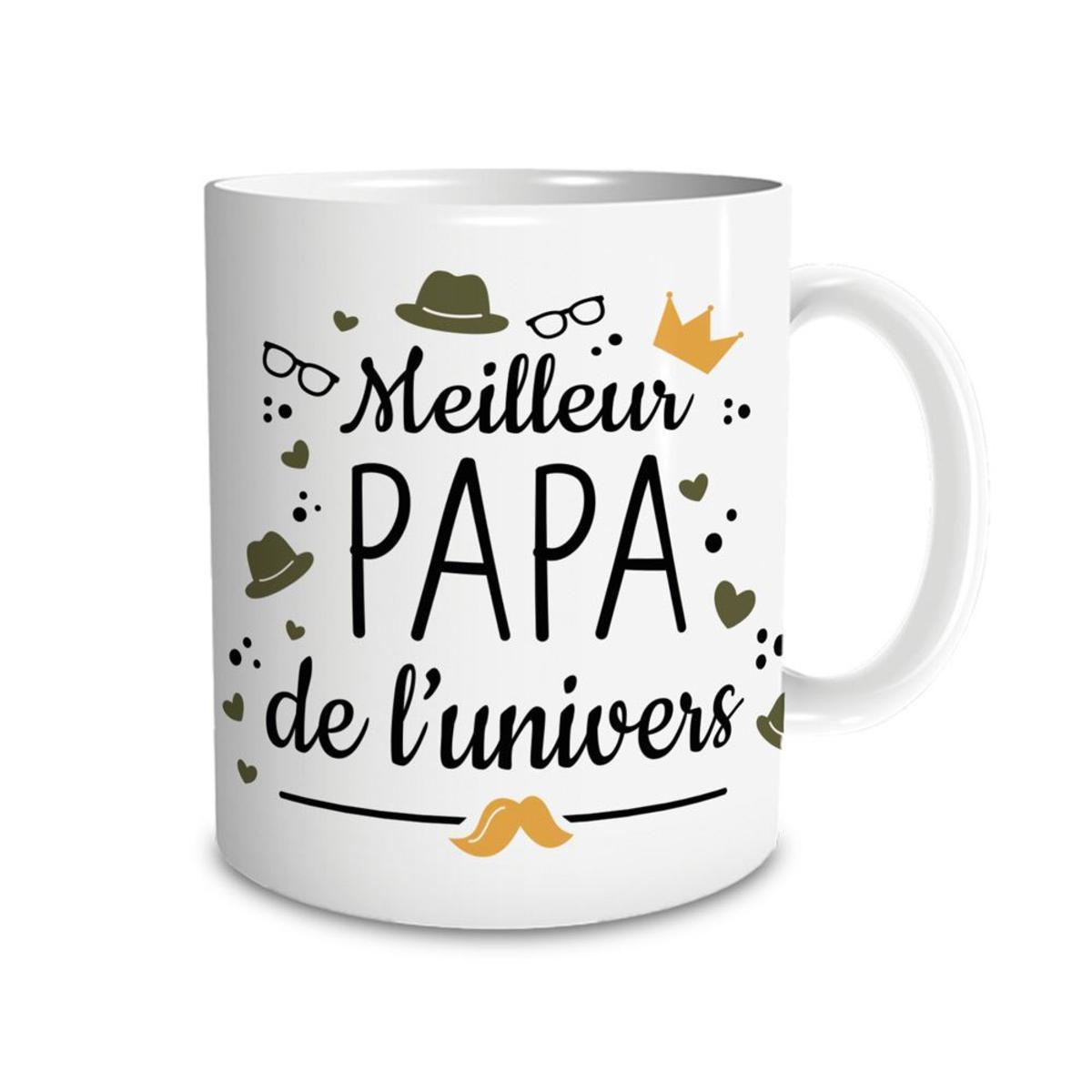 Mug "meilleur papa" - H 9.5 cm