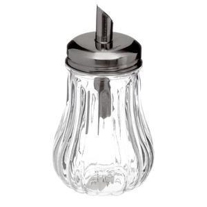 Sucrier verre+inox 0,18l disp