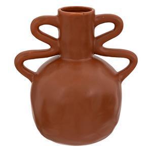 Vase en céramique Olm - H 23 cm - Cannelle - ATMOSPHERA