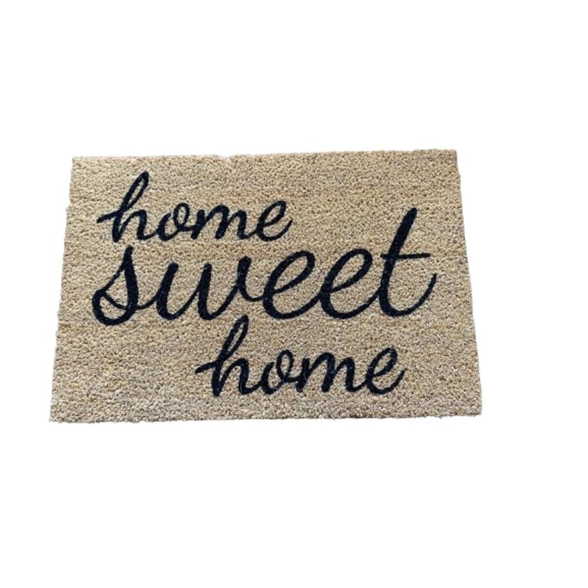 Tapis coco Home Sweet Home - 40 x 60 cm