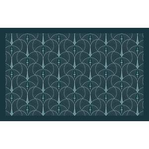 Tapis guirlande - 50 x L 80 cm - Vert