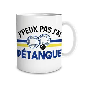 Mug `J Peux Pas J Ai Petanque`