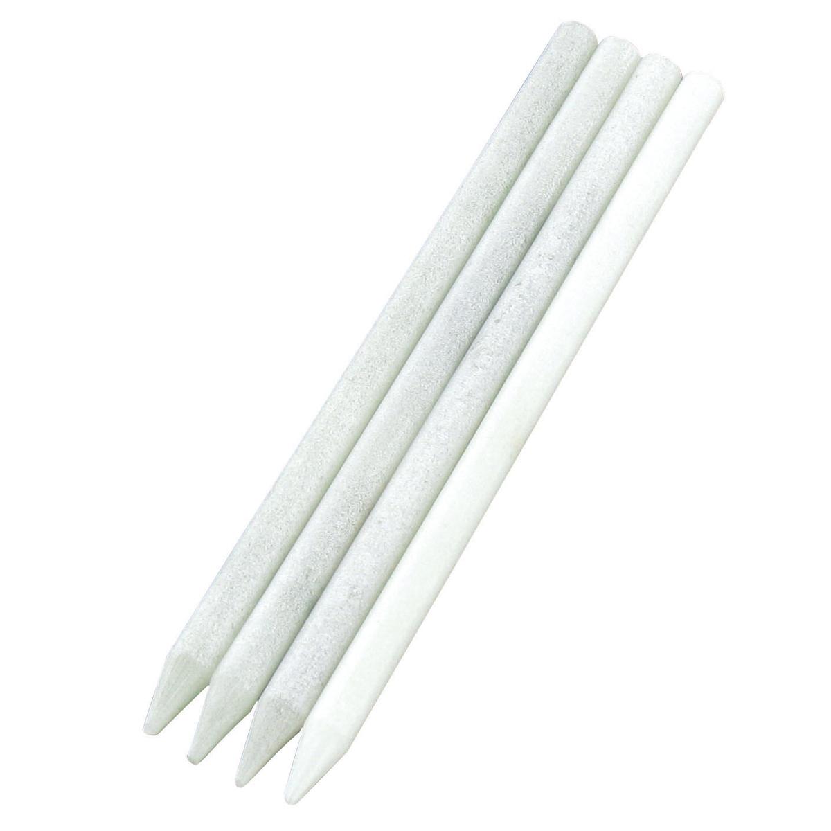 Crayons craie blanche 12,5 x 0,6 cm x 4 pcs
