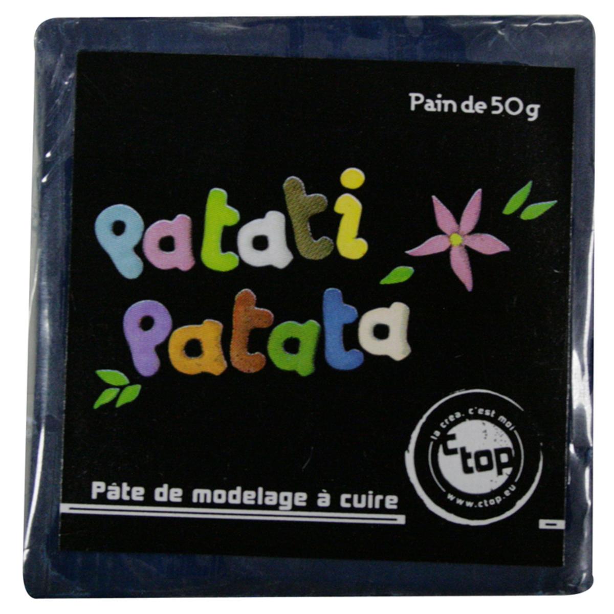 Patati Patata pâte polymère bleu foncé 50 g