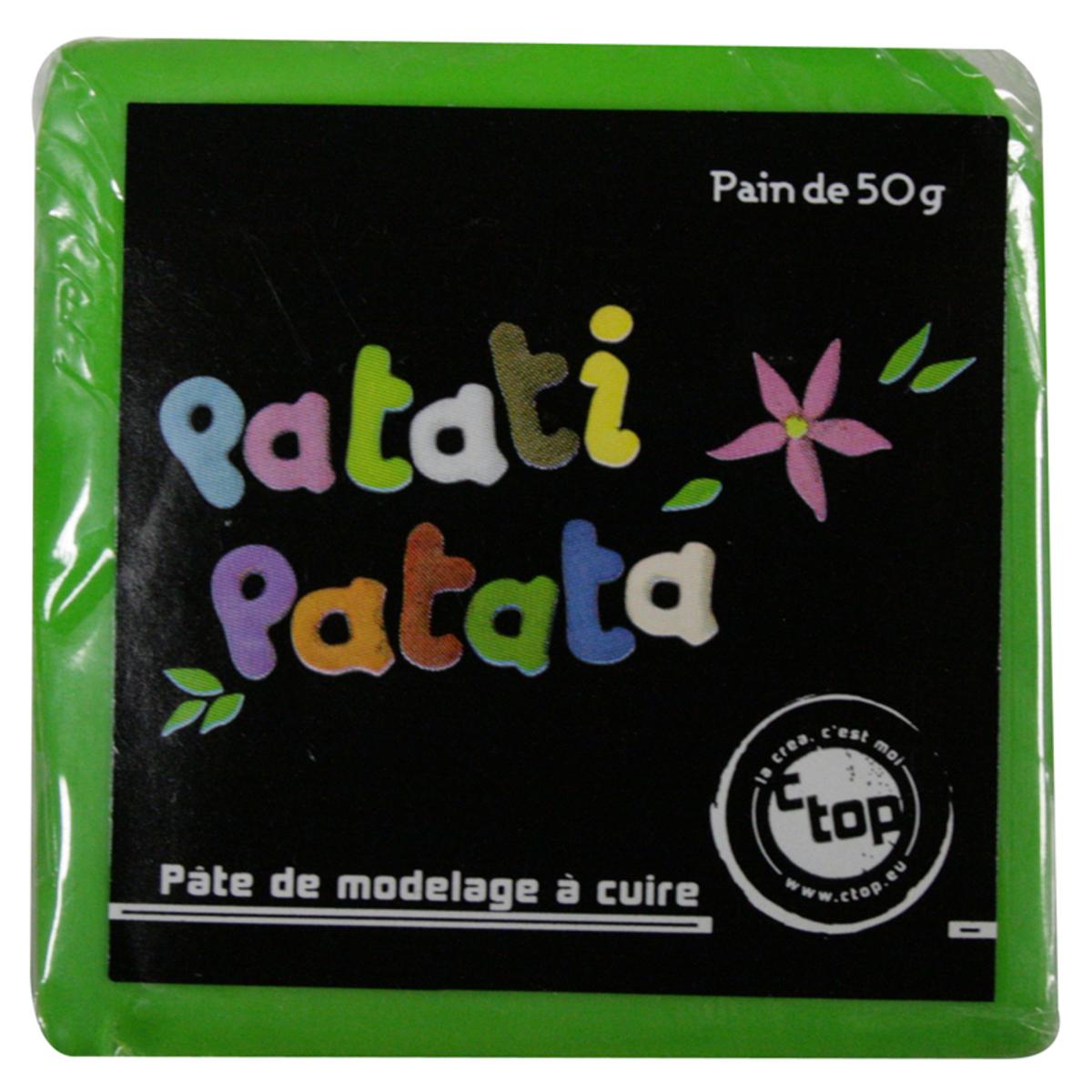 Patati Patata pâte polymère vert 50 g