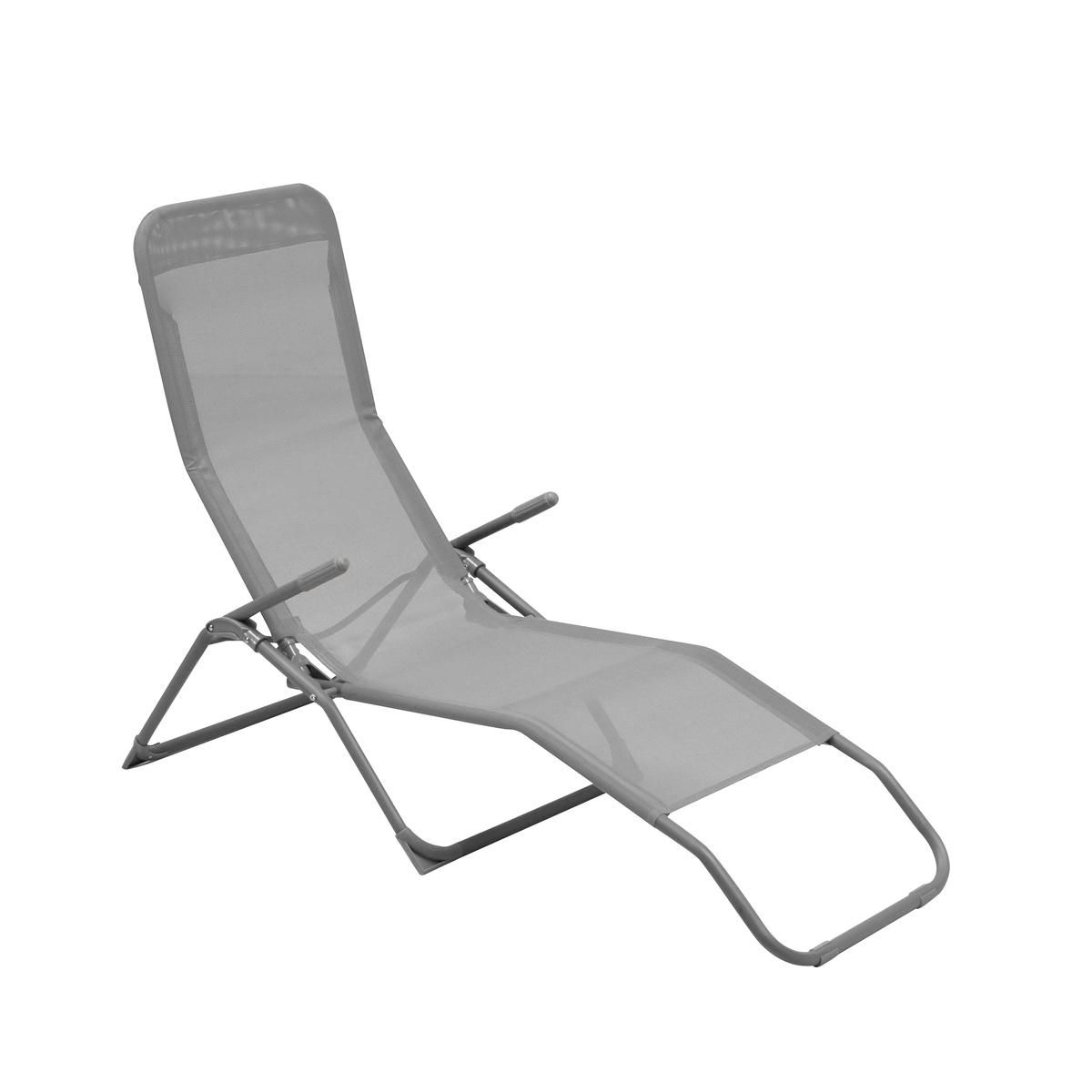 Transat Amanaya  L 138 x H 97 x l 61cm - Gris clair - MOOREA