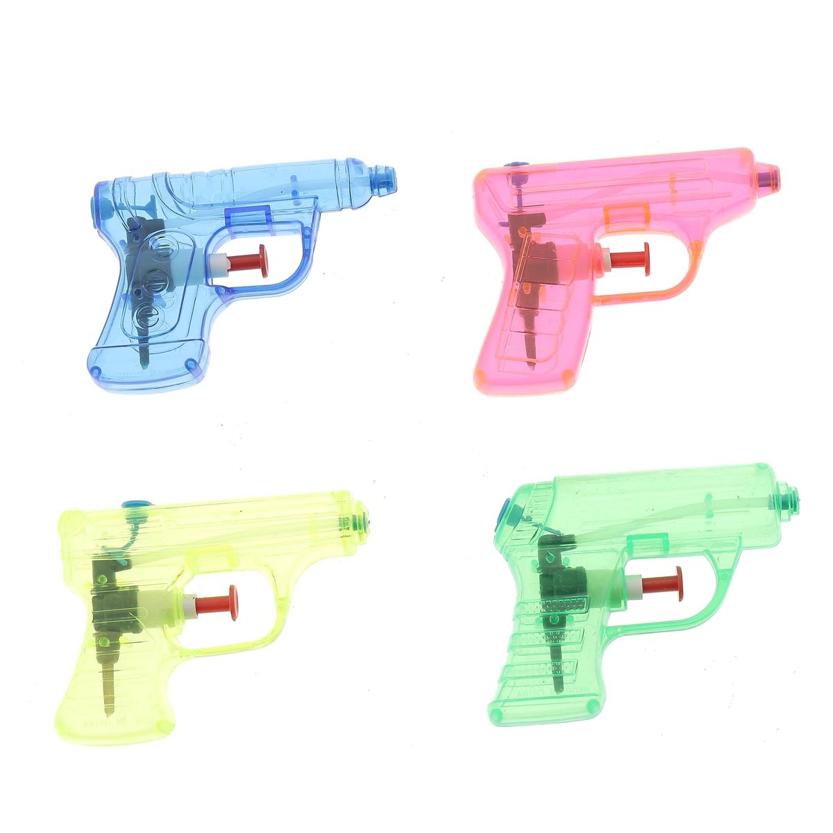 4 pistolets à eau - 6 x L 12 cm