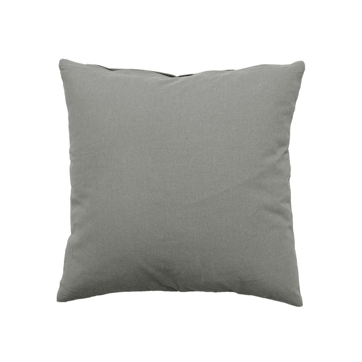 Coussin - 100% polyester - 40 x 40 cm - Gris