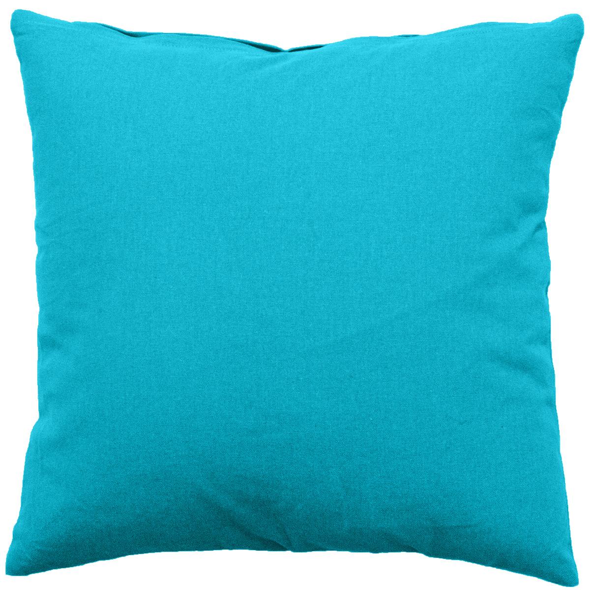 Coussin -  coton - 60 x 60 cm -  Bleu