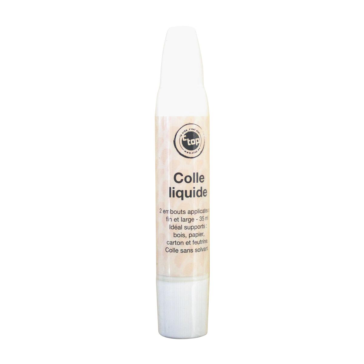 Colle blanche liquide flacon- tous supports 35 ml