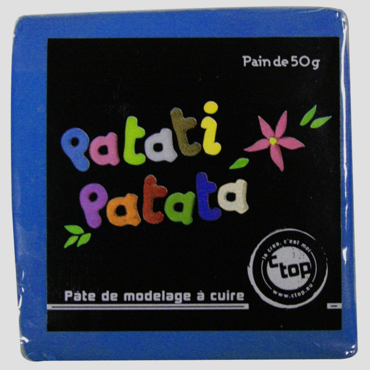 Patati Patata pâte polymère bleu roi 50 g
