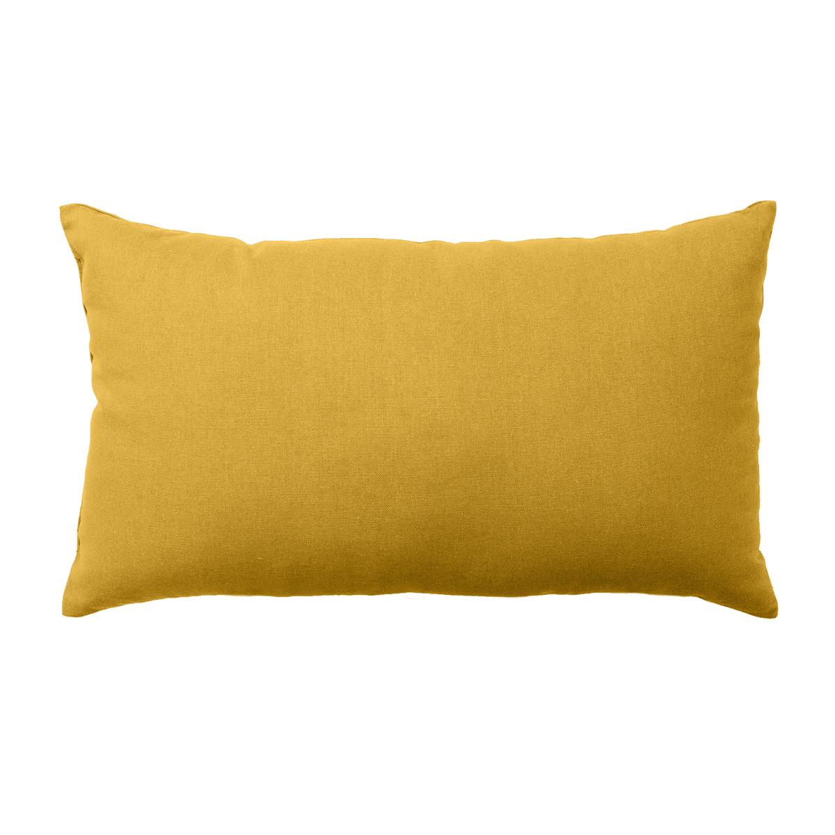 Coussin non déhoussable 30 x 50 cm coloris jaune
