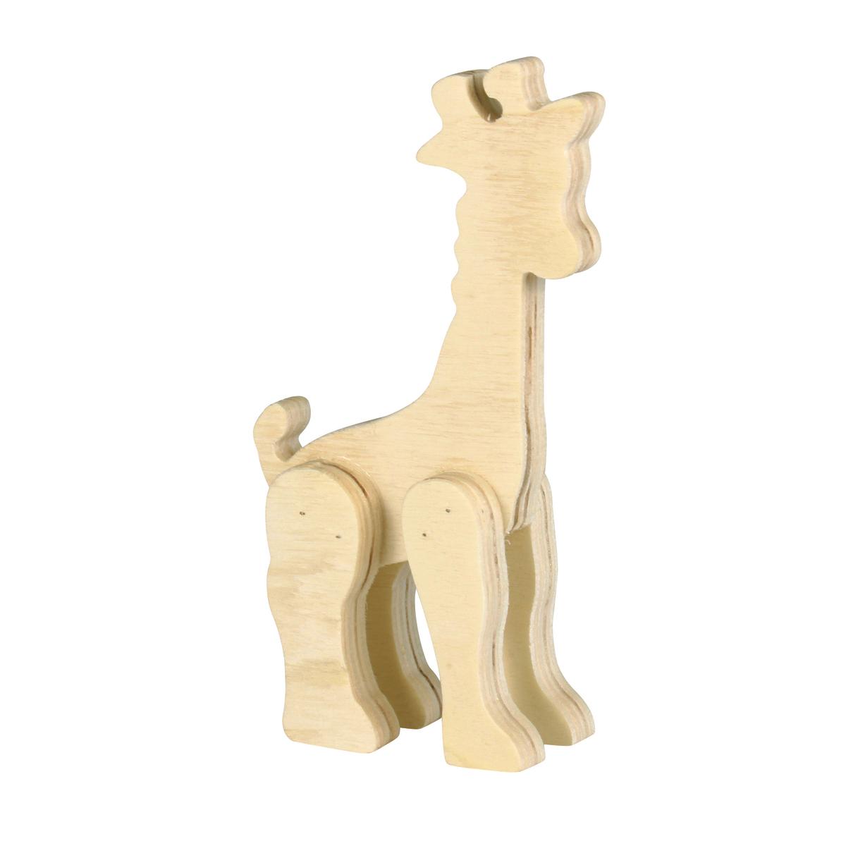 Girafe bois 12 x 8 x 2 cm