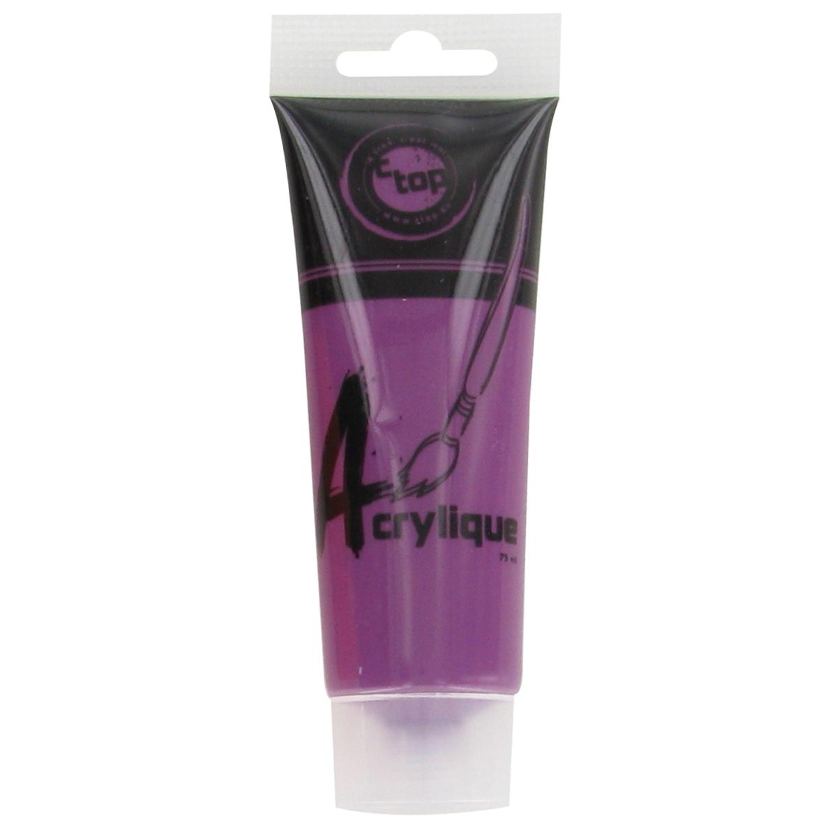 Peinture acrylique mate violet 75 ml