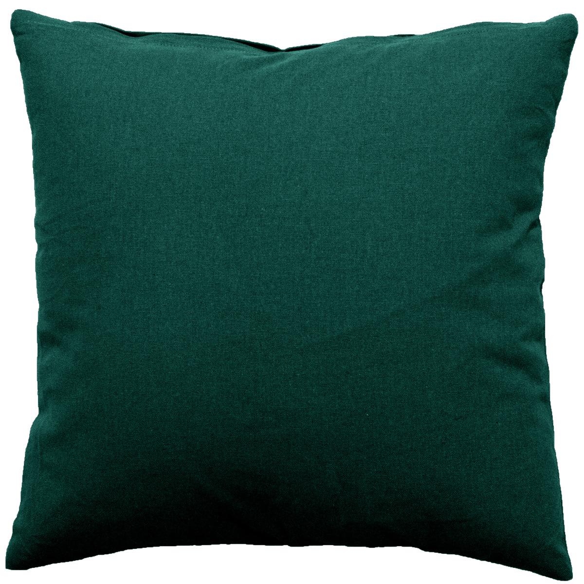 Coussin uni - 60 x 60 - Vert foncé