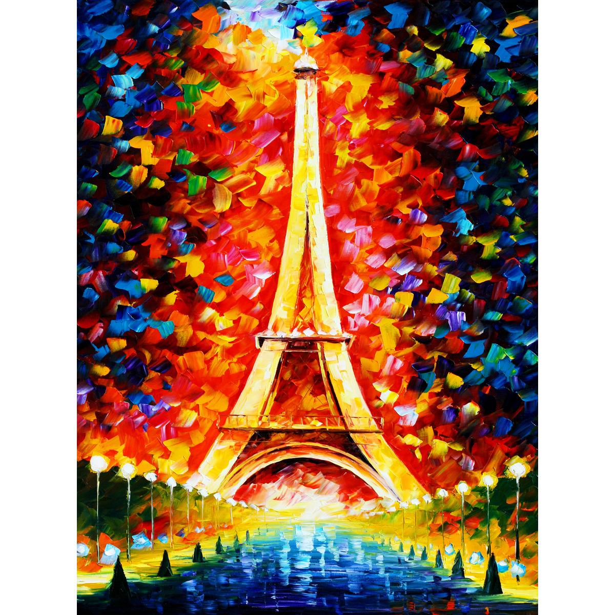 Peinture au numéro Tour Eiffel 30 x 40 cm