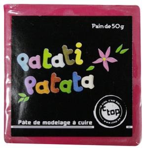 Patati Patata pâte polymère fuchsia 50 g