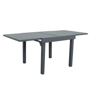 Table extensible Goa - L 90 x H 74 cm - Gris anthracite