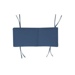 Coussin assise et dossier - 40 x 90 cm - Bleu foncé - MOOREA