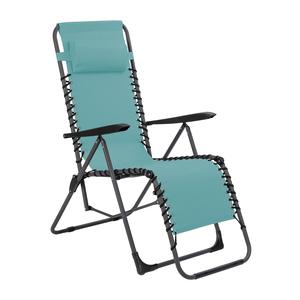 Fauteuil détente Nice - Tissu Oxford - Aqua - MOOREA