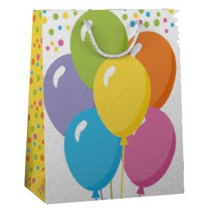 Sac cadeau ballons - 18 x L 8 x H 22 cm