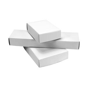 Boîtes avec couvercle carton blanc tailles assorties x 3 pcs