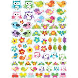 Gommettes nature, 1,5 à 3 cm x 152 pcs