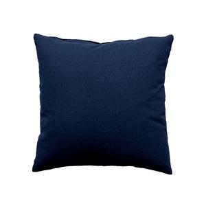 Coussin - 100% Polyester et coton - 40 x 40 cm - Bleu