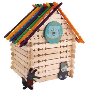 Bâtons de constructions bois 11,4 x 1 cm x 50 pcs