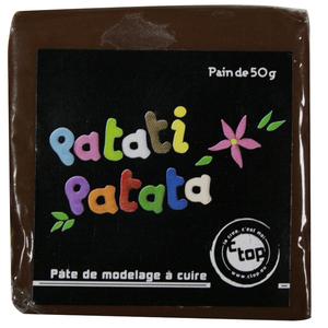 Patati Patata pâte polymère brun 50 g