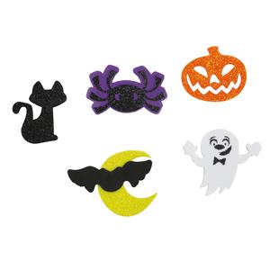 Stickers Halloween caoutchouc mousse de 3,5 à 4 cm x 50 pcs