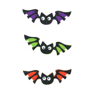 Stickers chauves-souris caoutchouc mousse 6,5 cm x 12 pcs