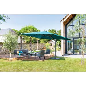 Parasol Elea - 300 x 400 cm - Ardoise - HESPERIDE