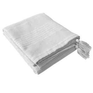 Nappe en coton Bombay - 140 x 240 cm - Blanc