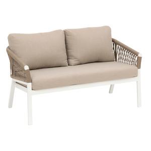 Canapé Oriengo - 75 x L 134 x H 67 cm - Taupe - HESPERIDE