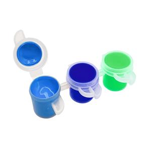 Peinture acrylique bleu, vert 6 ml x 3 pcs