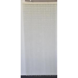 Rideau de porte en bambou - 90 x 200 cm - Blanc
