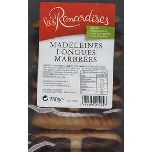 MADELEINES LGUES MARBREES 250G