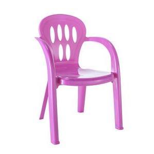 Chaise pour enfant - Polypropylène - 35 x 31 x 50,5 cm - Rose