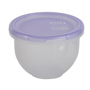 Boîte alimentaire ronde - 0,75 L - Diamètre 13,5 x 9,5 cm - Violet