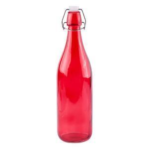 Bouteille limo - Verre - 1 L - Rouge